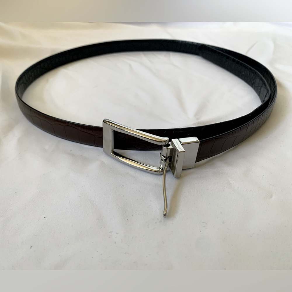 Reversible Belt With Snake Skin Pattern - image 1